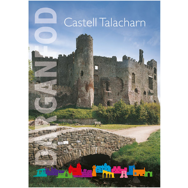 Welsh Language Laugharne Castle Pamphlet Guide