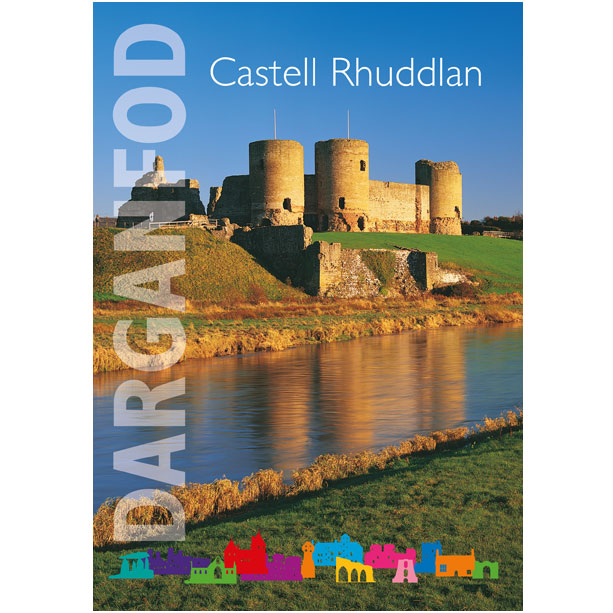 Welsh language Rhuddlan Castle Pamphlet Guide
