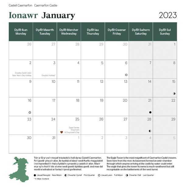 Cadw Calendar 2023