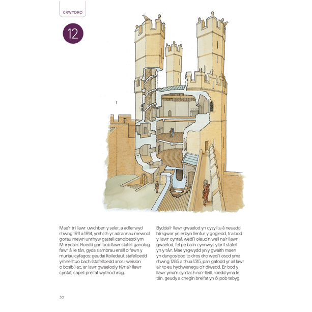 Caernarfon Castle Guidebook — World Heritage Site (Welsh)