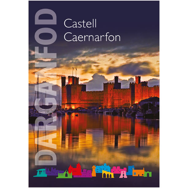 Welsh language Caernarfon Castle Pamphlet Guide