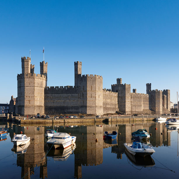 Welsh language Caernarfon Castle Pamphlet Guide