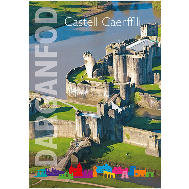 Welsh language Caerphilly Castle Pamphlet Guide