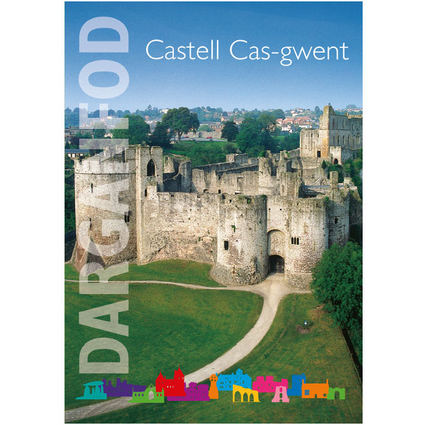 Welsh language Chepstow Castle Pamphlet Guide