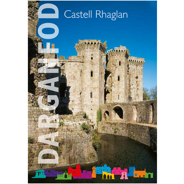 Welsh language Raglan Castle Pamphlet Guide