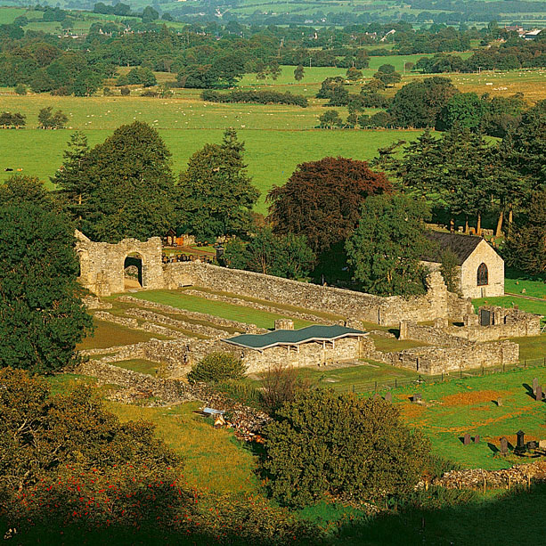 Welsh language Strata Florida Abbey Pamphlet Guide