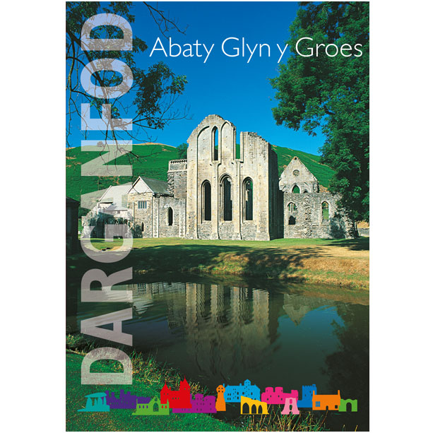 Welsh language Valle Crucis Abbey Pamphlet Guide